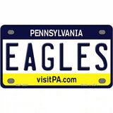 Eagles Pennsylvania State Novelty Metal License Plate 4" x 2.2" (MLP)