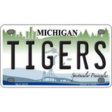 Tigers Michigan State Metal Novelty License Plate 4" x 2.2" (MLP)