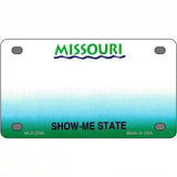 Missouri Novelty State Blank Metal License Plate 4" x 2.2" (MLP)