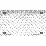 Diamond White Metal Novelty License Plate 4" x 2.2" (MLP)