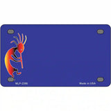 Kokopeli Offset Metal Novelty License Plate 4" x 2.2" (MLP)