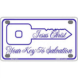 Your Key To Salvation Metal Novelty License Plate 4" x 2.2" (MLP)