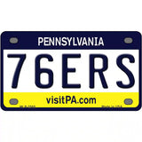 76ers Pennsylvania Novelty State Metal License Plate 4" x 2.2" (MLP)