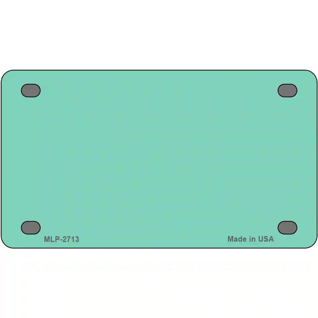 Mint Solid Metal Novelty License Plate 4" x 2.2" (MLP)