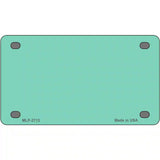 Mint Solid Metal Novelty License Plate 4" x 2.2" (MLP)