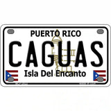 Caguas Puerto Rico Metal Novelty License Plate 4" x 2.2" (MLP)