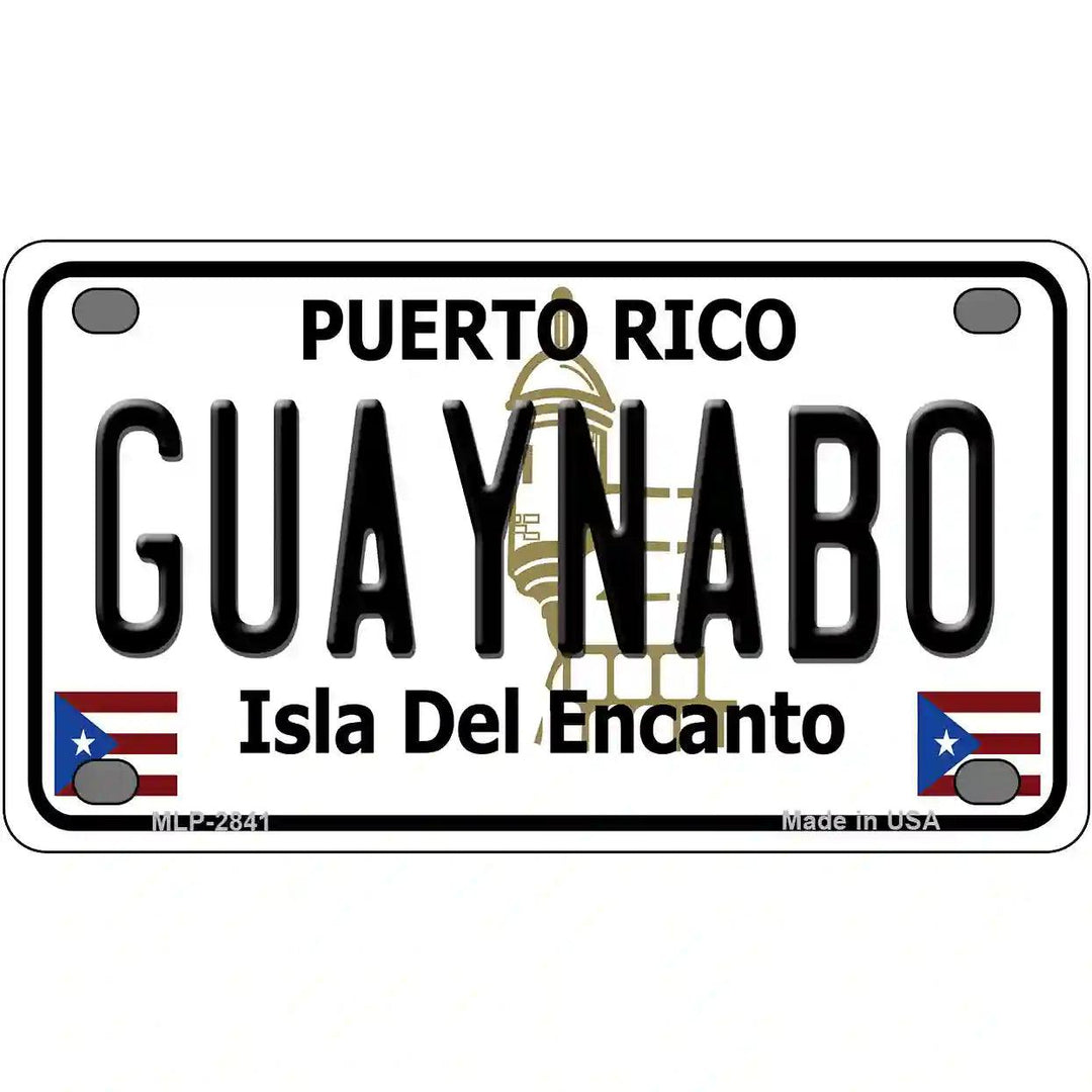 Guaynabo Puerto Rico Metal Novelty License Plate 4" x 2.2" (MLP)