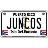 Juncos Puerto Rico Metal Novelty License Plate 4" x 2.2" (MLP)