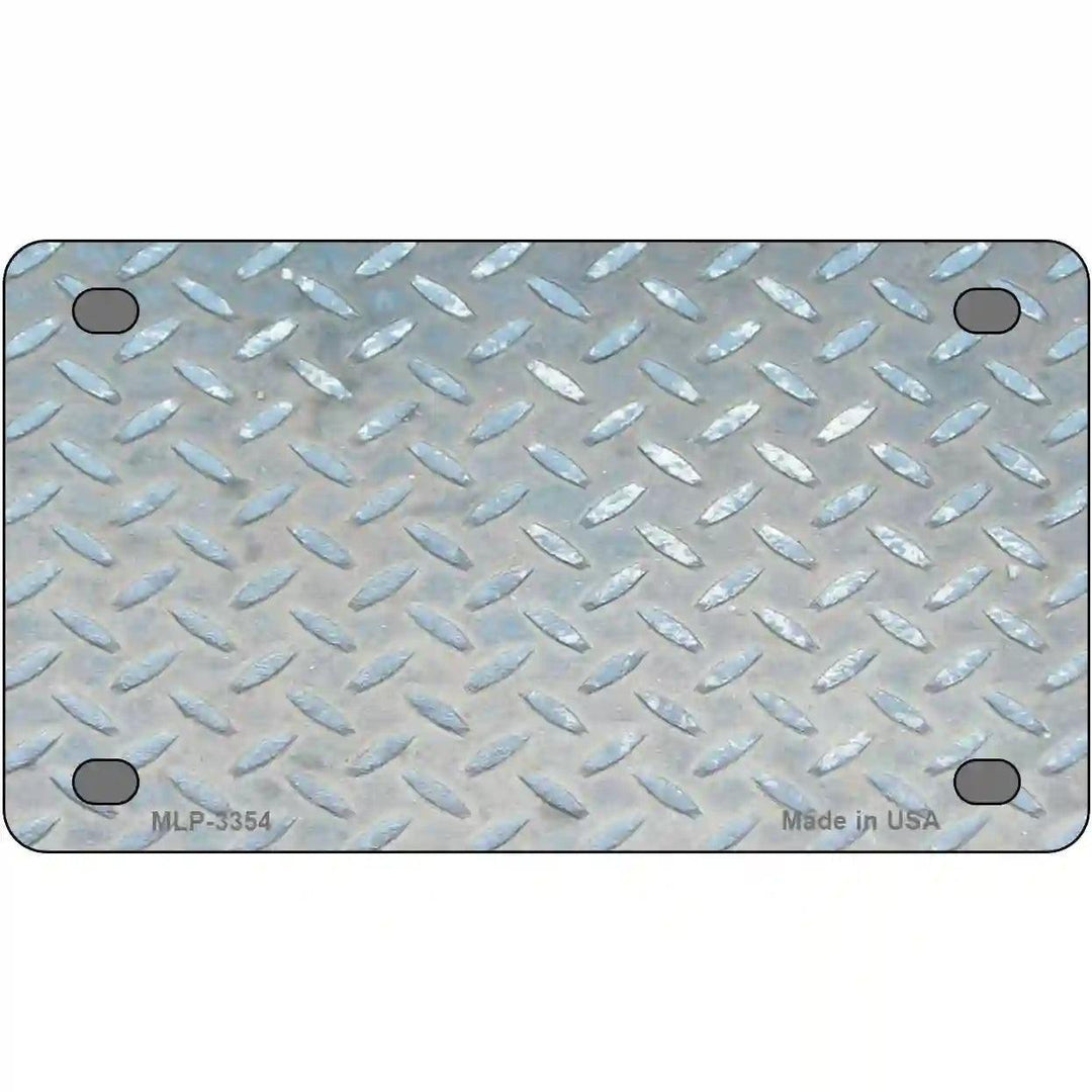 Silver Toolbox Diamond Metal Novelty License Plate 4" x 2.2" (MLP)