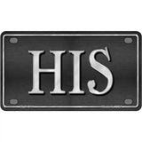 HIS Metal Novelty License Plate 4" x 2.2" (MLP)