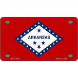 Arkansas State Flag Metal Novelty License Plate 4" x 2.2" (MLP)