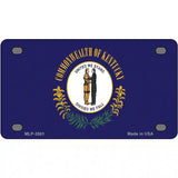 Kentucky State Flag Metal Novelty License Plate 4" x 2.2" (MLP)