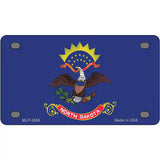 North Dakota State Flag Metal Novelty License Plate 4" x 2.2" (MLP)