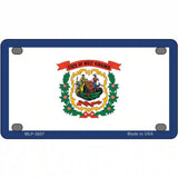 West Virginia State Flag Metal Novelty License Plate 4" x 2.2" (MLP)