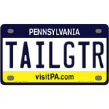 Tailgtr Pennsylvania Novelty Metal License Plate 4" x 2.2" (MLP)