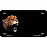Cougar Offset Metal Novelty License Plate 4" x 2.2" (MLP)