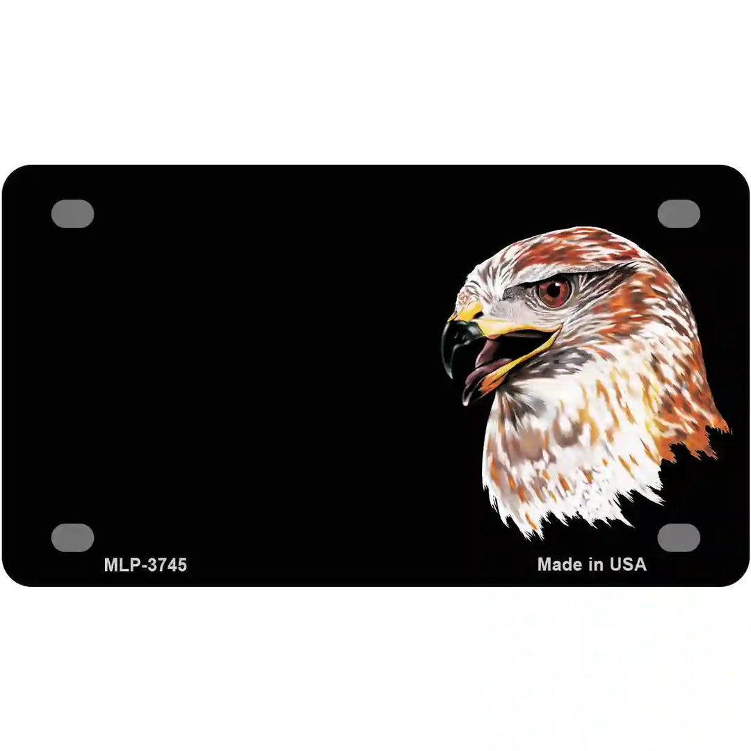 Falcon Offset Metal Novelty License Plate 4" x 2.2" (MLP)