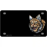 Bobcat Offset Metal Novelty License Plate 4" x 2.2" (MLP)