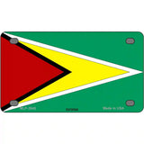 Guyana Flag Metal Novelty License Plate 4" x 2.2" (MLP)