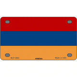 Armenia Flag Metal Novelty License Plate 4" x 2.2" (MLP)