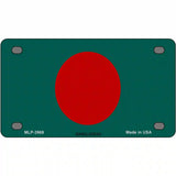 Bangladesh Flag Metal Novelty License Plate 4" x 2.2" (MLP)