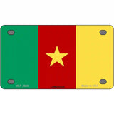 Cameroon Flag Metal Novelty License Plate 4" x 2.2" (MLP)