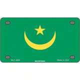 Mauritania Flag Metal Novelty License Plate 4" x 2.2" (MLP)