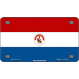 Paraguay-REV Flag Metal Novelty License Plate 4" x 2.2" (MLP)