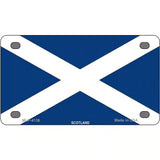 Scotland Flag Metal Novelty License Plate 4" x 2.2" (MLP)