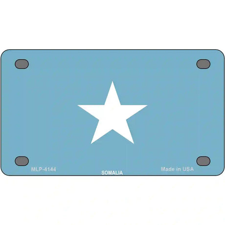 Somalia Flag Metal Novelty License Plate 4" x 2.2" (MLP)