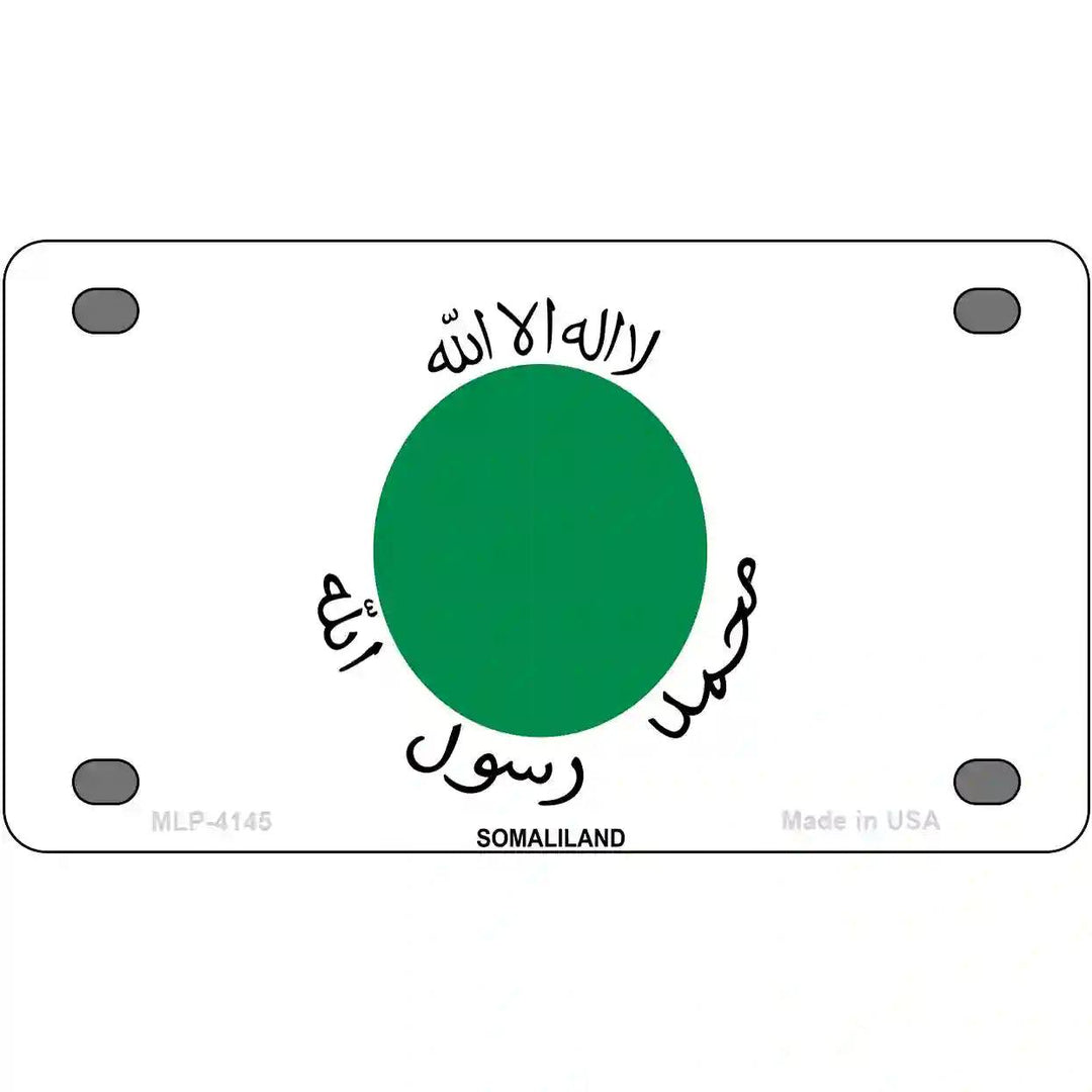 Somaliland Flag Metal Novelty License Plate 4" x 2.2" (MLP)