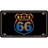 Route 66 Logo Arizona Flag Metal Novelty License Plate 4" x 2.2" (MLP)