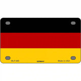 Germany Flag Metal Novelty License Plate 4" x 2.2" (MLP)