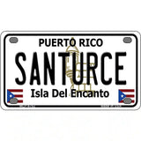 Santurce Puerto Rico Metal Novelty License Plate 4" x 2.2" (MLP)