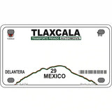 Tlaxcala Mexico Novelty Metal License Plate 4" x 2.2" (MLP)