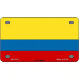 Colombia Flag Metal Novelty License Plate 4" x 2.2" (MLP)