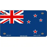 New Zealand Flag Metal Novelty License Plate 4" x 2.2" (MLP)
