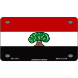 Oromiya Ethiopia Flag Metal Novelty License Plate 4" x 2.2" (MLP)
