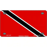 Trinidad Tobago Flag Metal Novelty License Plate 4" x 2.2" (MLP)