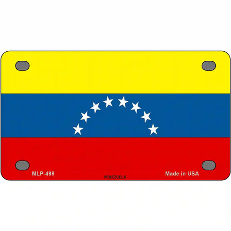 Venezuela Metal Novelty License Plate 4" x 2.2" (MLP)