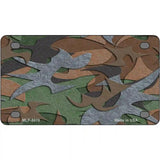 Camouflage Metal Novelty License Plate LP-5078 4" x 2.2" (MLP)