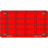 Web Red Metal Novelty License Plate 4" x 2.2" (MLP)