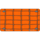 Web Orange Metal Novelty License Plate 4" x 2.2" (MLP)