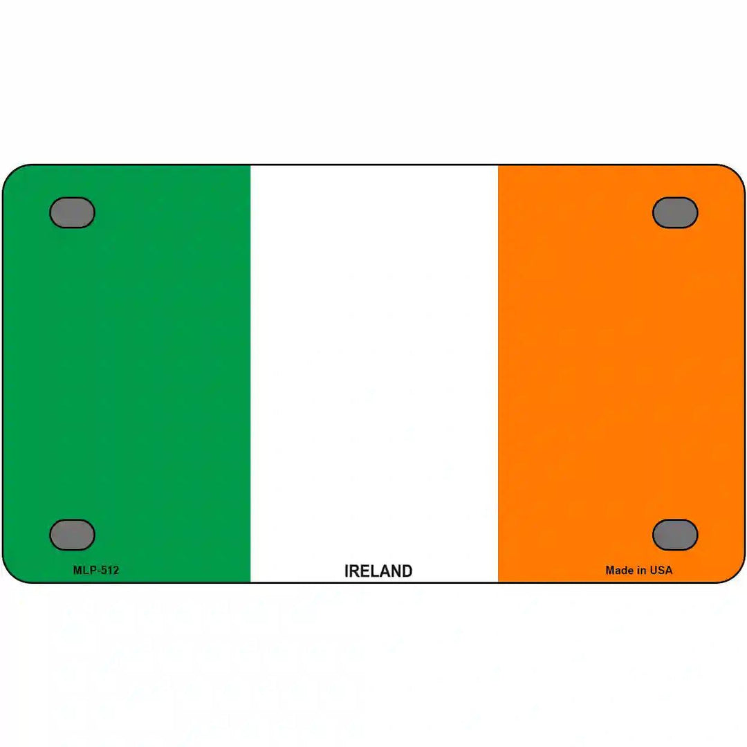 Ireland Flag Metal Novelty License Plate 4" x 2.2" (MLP)