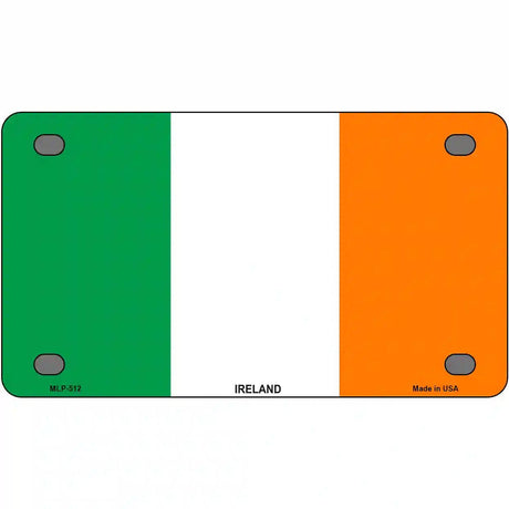 Ireland Flag Metal Novelty License Plate 4" x 2.2" (MLP)