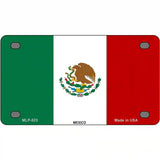 Mexico Flag Metal Novelty License Plate 4" x 2.2" (MLP)