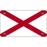 Alabama State Flag Metal Novelty License Plate Sign 4" x 2.2" (MLP)