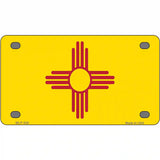 New Mexico State Flag Metal Novelty License Plate 4" x 2.2" (MLP)