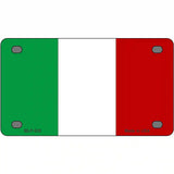 Italy Flag Metal Novelty License Plate 4" x 2.2" (MLP)