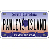 Pawleys Island South Carolina Metal Novelty License Plate 4" x 2.2" (MLP)